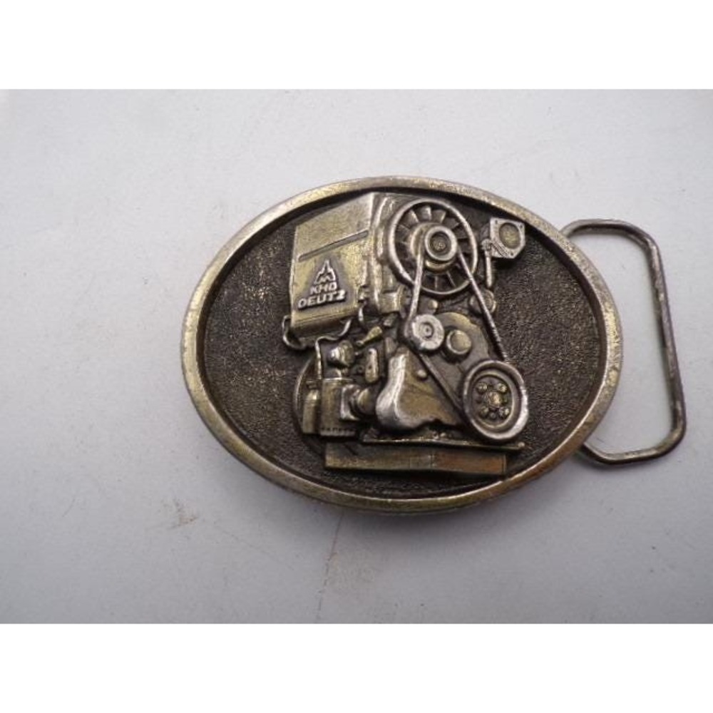 KHD‎ Deutz Engine Belt Buckle Vintage Metal Tractor Farm Equipment